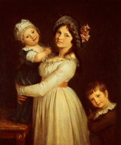 Portrait de famille de Madame Anthony et ses enfants, 1785 - Pierre Paul Prudhon